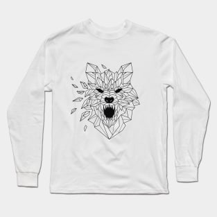 GEOMETRIC WOLF Long Sleeve T-Shirt